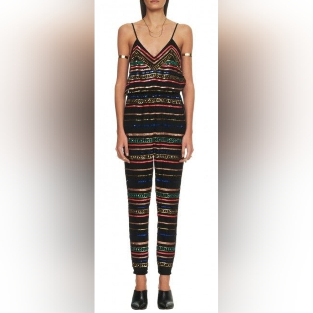 Mara Hoffman Sequin Jumpsuit, VGUC, Size M